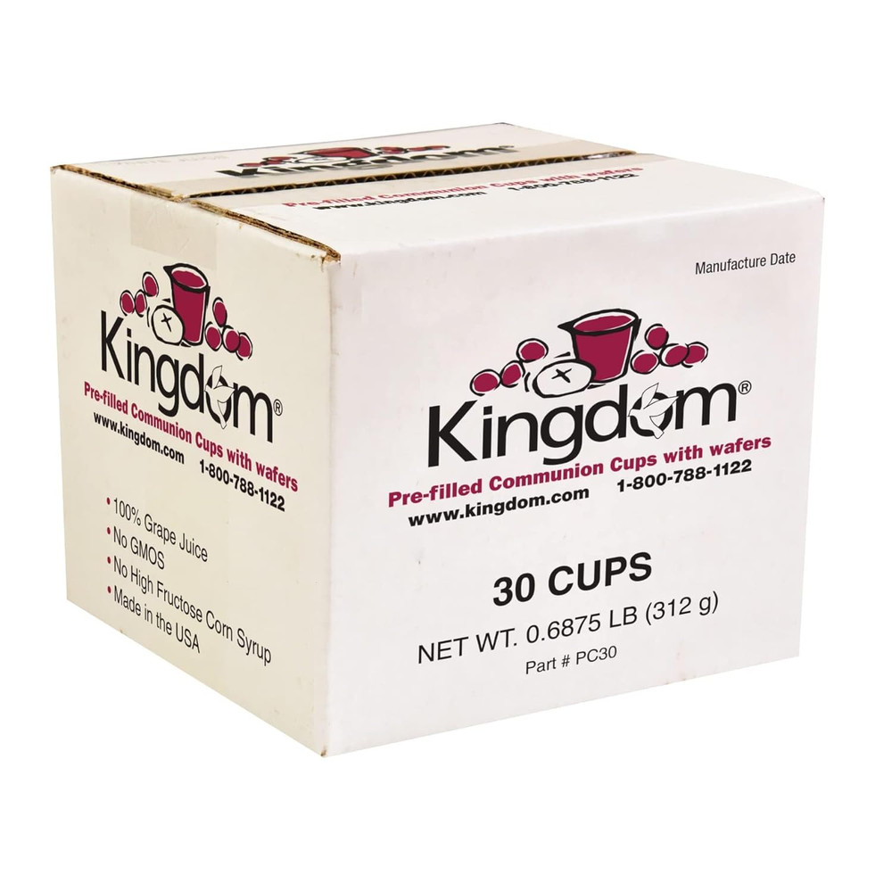 Prefilled Communion Cups with Wafers - 30 Count