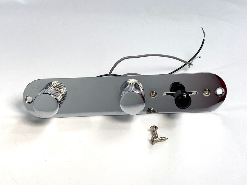 OEM Fender Squier Tele CONTROL PLATE w/ POTS & KNOBS Telecaster Affinity Screws