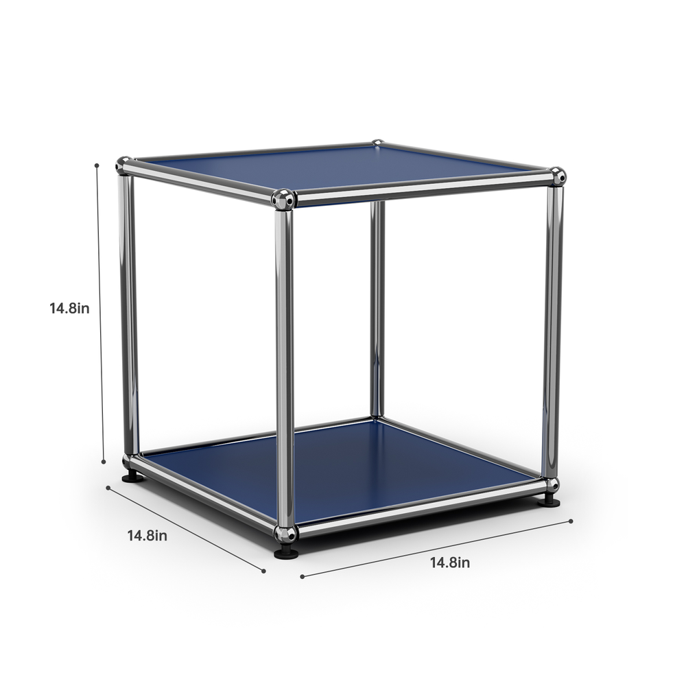 Classic USM Haller Style Compact Nightstand Open Shelf Side Table Bedside Table