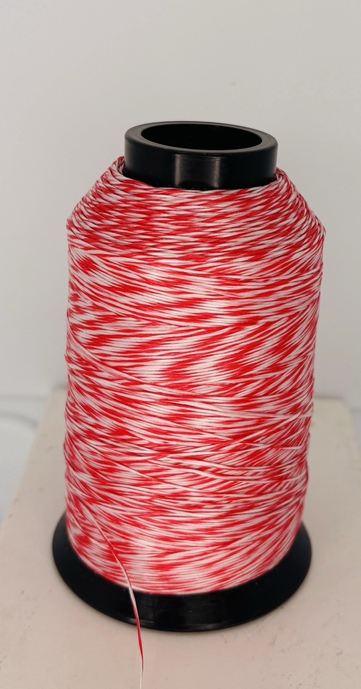 BCY 452X Bowstring Material 1/4 lb Partial spool 5oz. Red / White