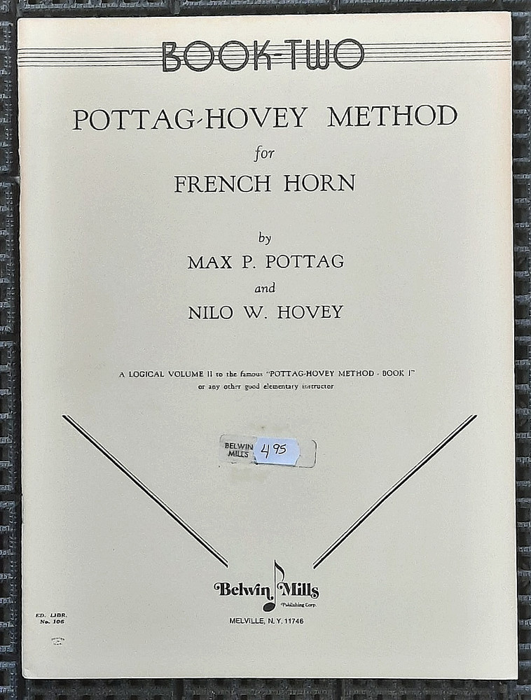 POTTAG-HOVEY METHOD FOR FRENCH HORN, BK 2