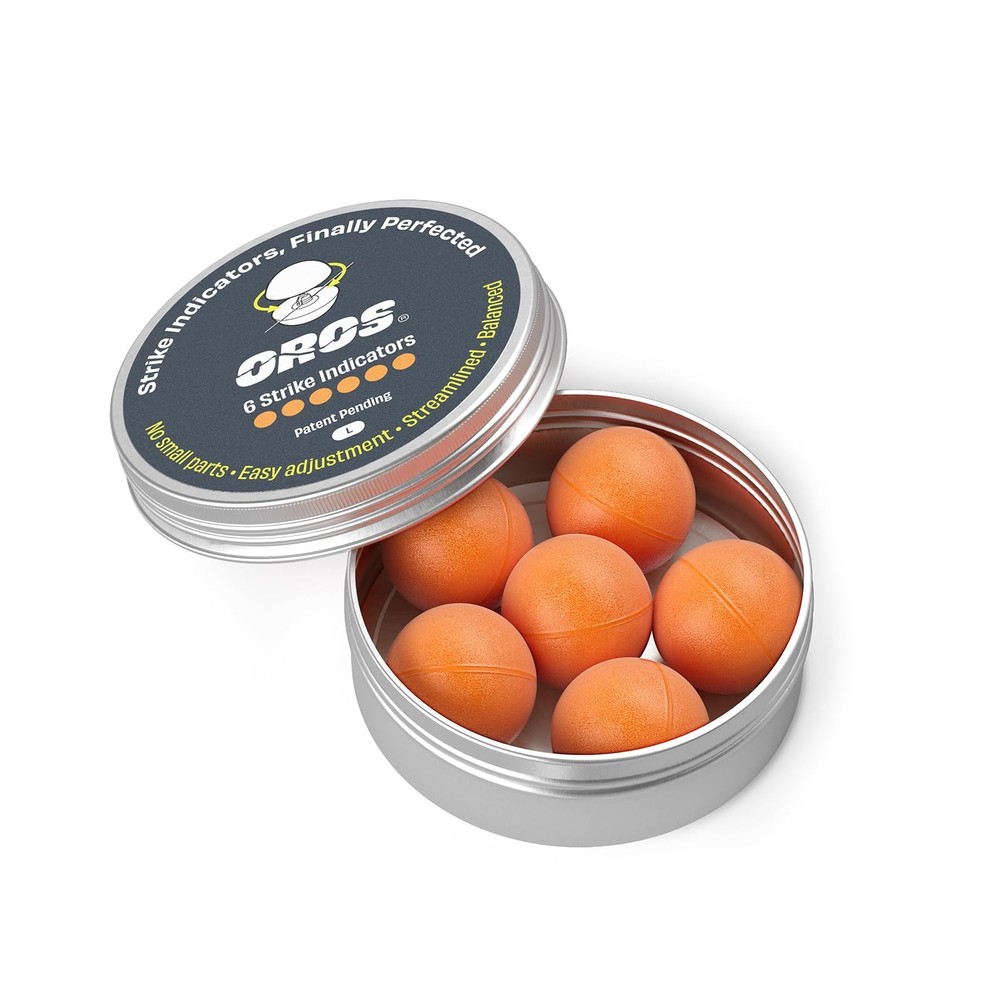 OROS Strike Indicator 6-Pack (Large, Orange) Large, Orange