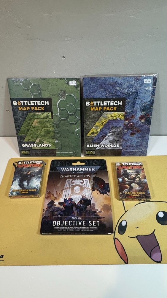 Warhammer / BattleTech accessories- New