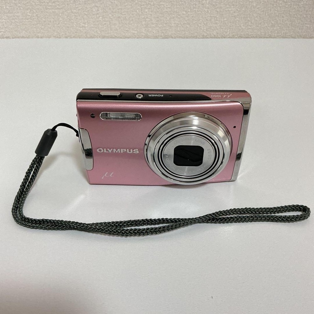 OLYMPUS μ1060 Pink Compact Digital Camera Tested Excellent Condition