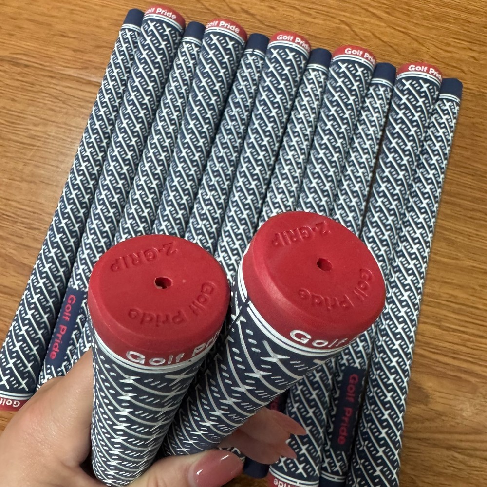 US 13-Piece Set Golf Pride Z-Grip Red Lightning Pattern Golf Grip Midsize