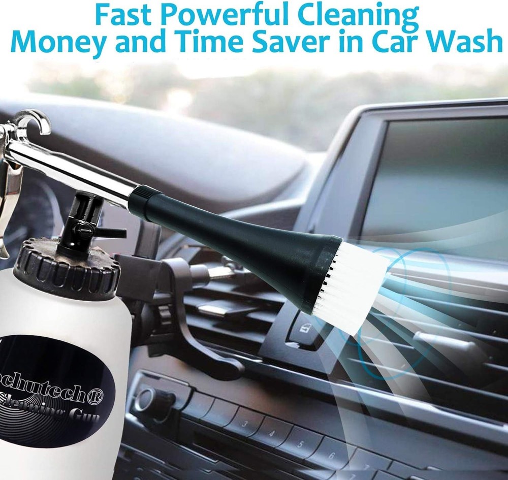 Ultimate Car Detailing Kit: Interior Cleaner Gun & Versatile Home Use Tools