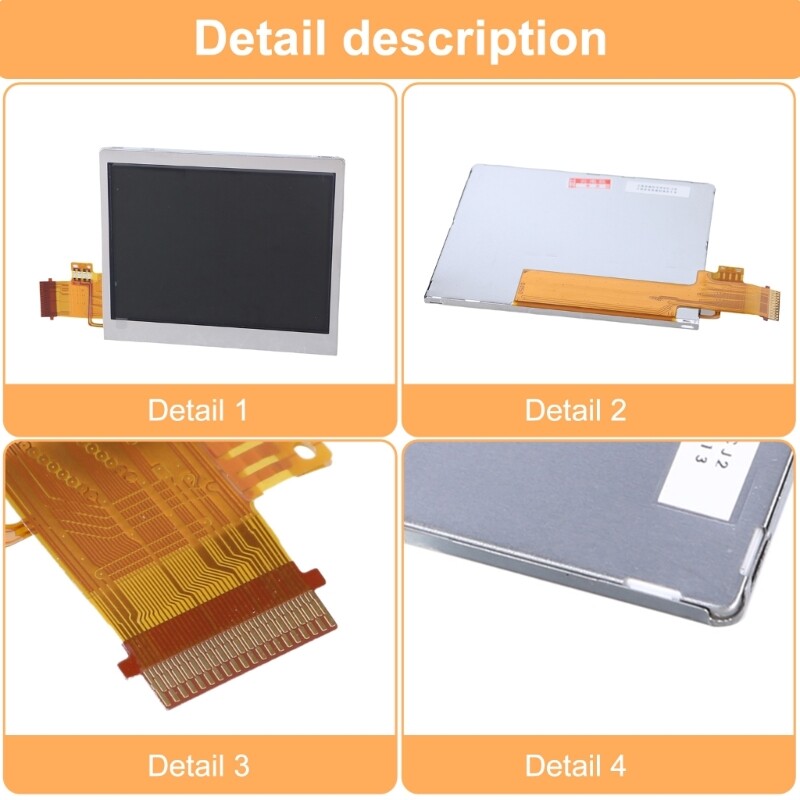 Bottom IPS Digital Display Screen Replacement Fix Part For Console