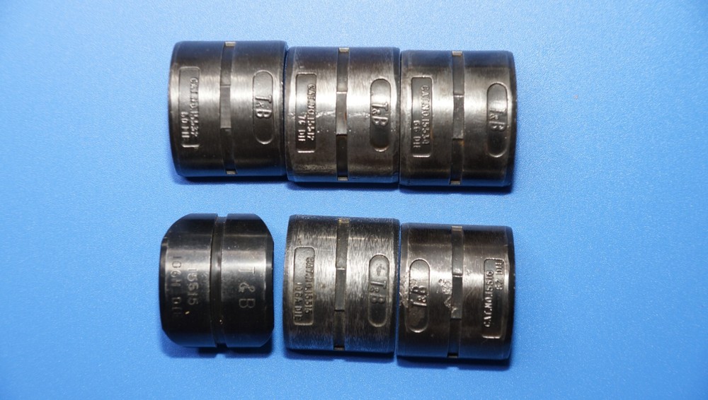 Thomas & Betts Assorted One Side Crimp Die Lot, Various Sizes 18 Piece