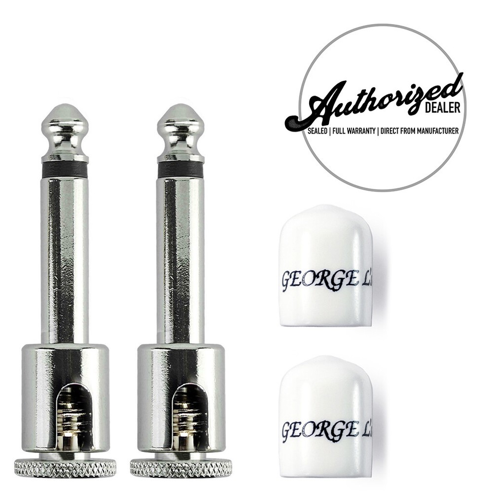 2 Pack | George L's .155 Right Angle Plug & Jacket White Kit