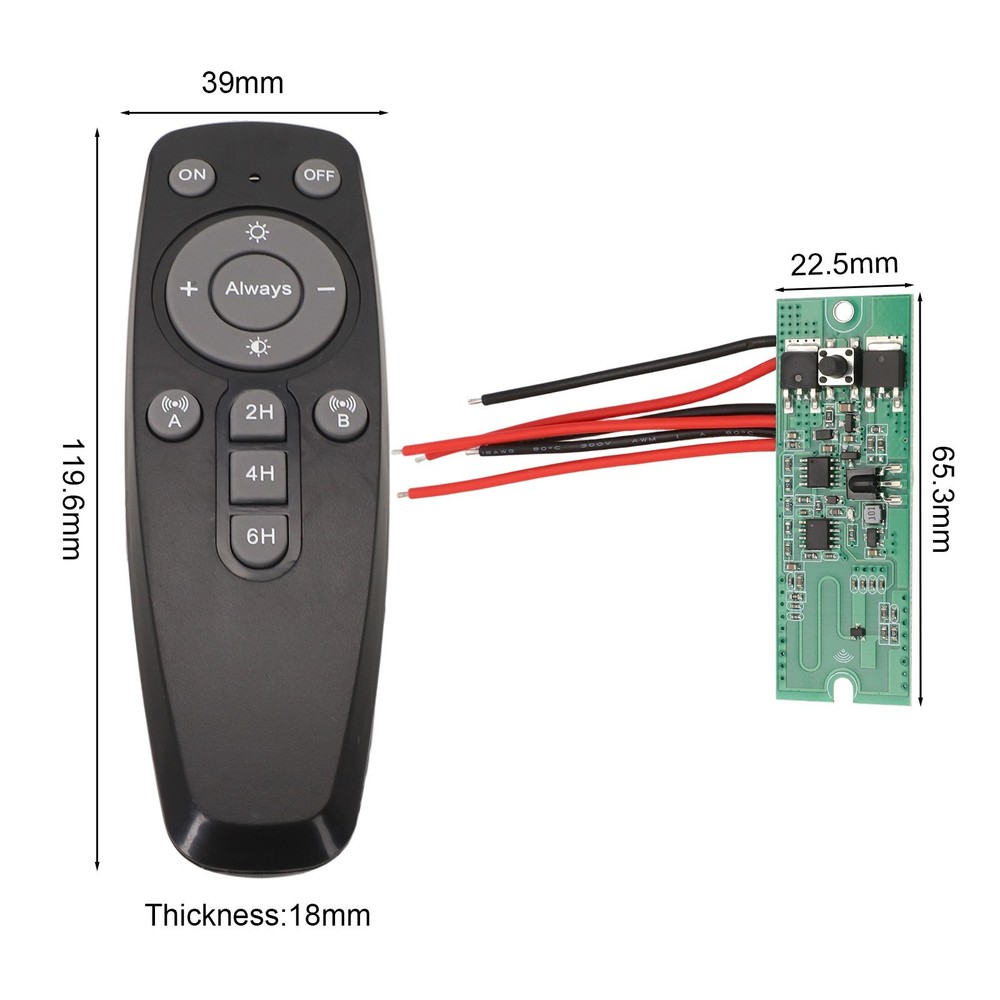 Human Induction Solar Light Circuit Board with Remote Control Function
