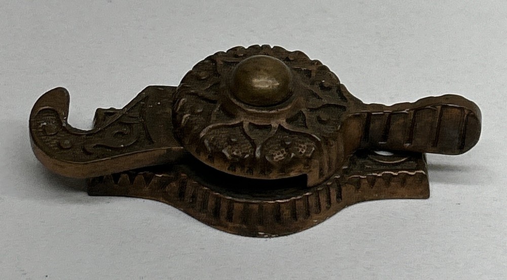 Antique R & E Bronze Window Sash Lock