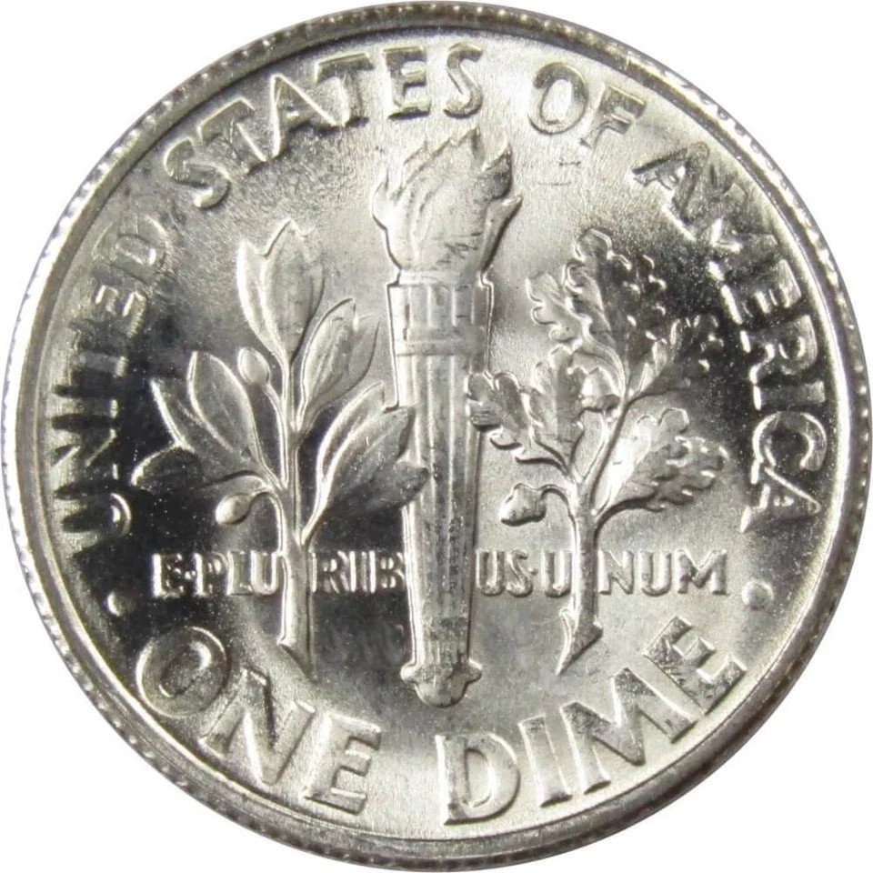 1947 P Roosevelt Dime 90% Silver BU Uncirculated