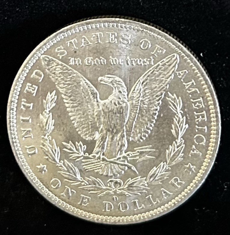 1882-O MORGAN SILVER DOLLAR, BU, Beautiful Example