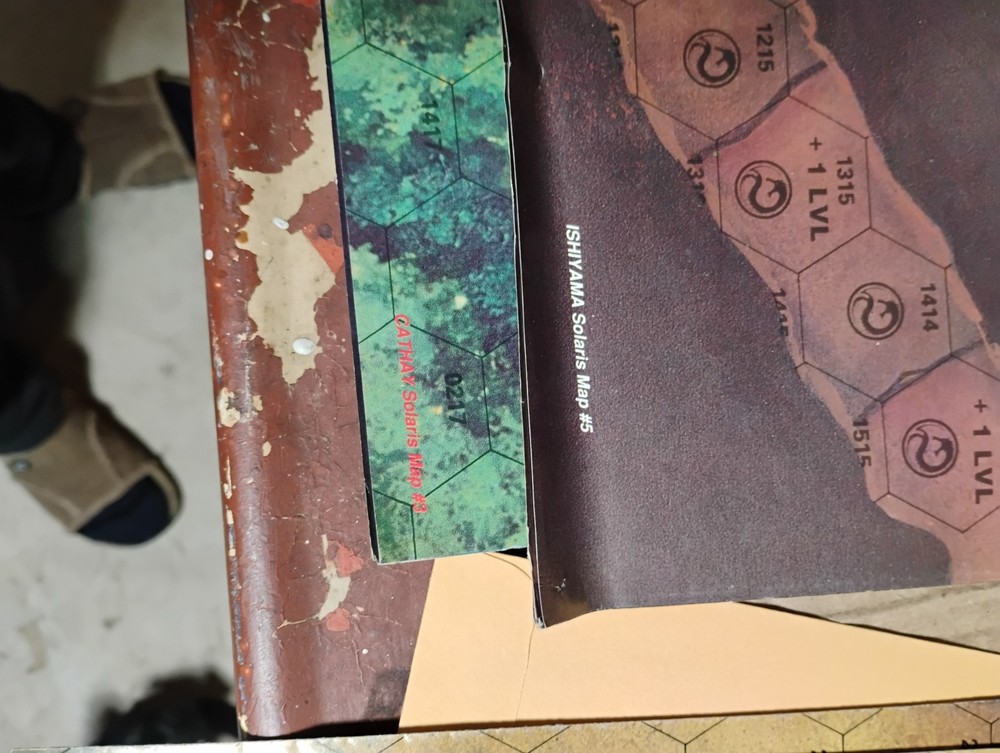 BattleTech Hex Map Sheets FASA – 4 Fold-Out Maps, 6 Playable Fields