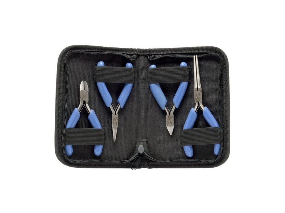 Techni-Pro 758PL700 - Plier & Cutter Set Electronics ESD 4 Pc w/Case