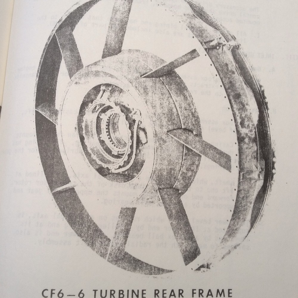 GE CF6 Engine Maintenance Technical Training Manuals, a 2 Vol. Set