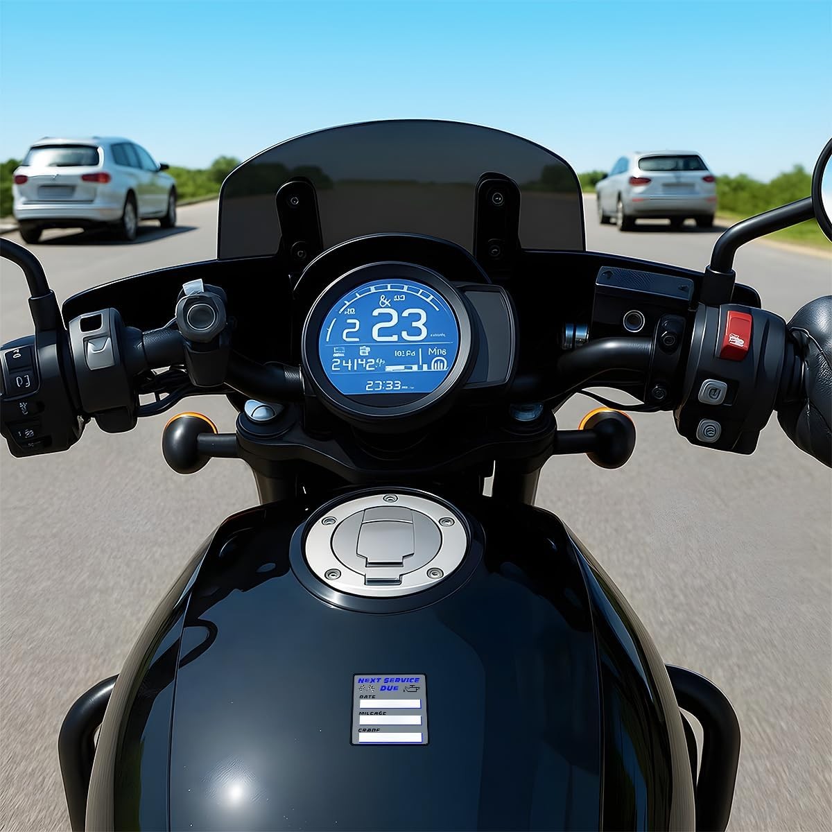 Oil Change Sticker, 250PCS 2 X 2 Clear Next Service Due Reminder Vehicle Windshi