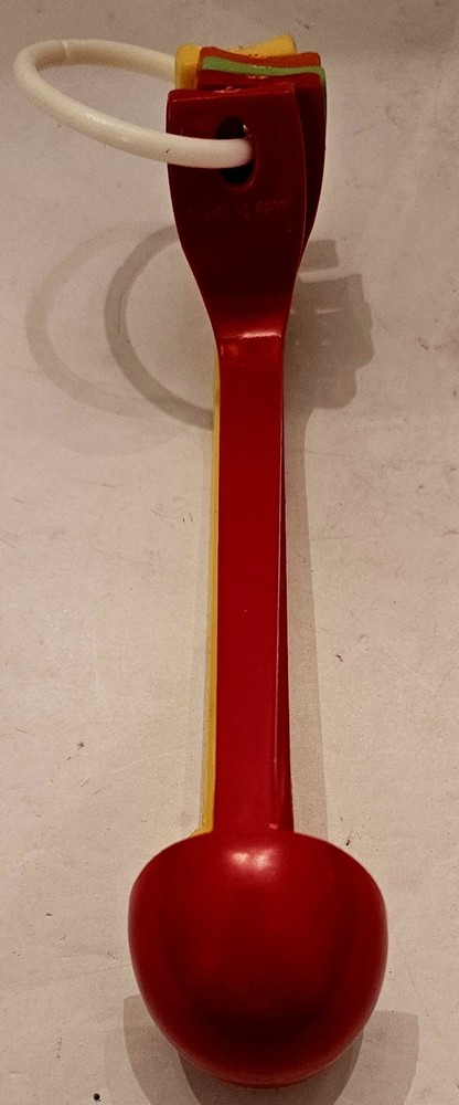 Colorful Nesting Measuring Spoons Melamine Plastic 5 PIECE SET