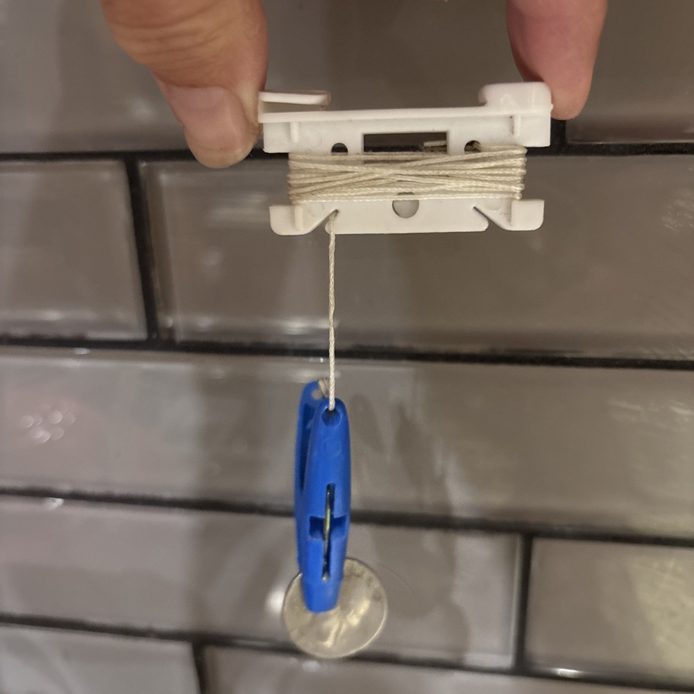 Adjustable Ceiling Twist-On Hangers Pkg of 30 w/Spring Loaded Clips and String