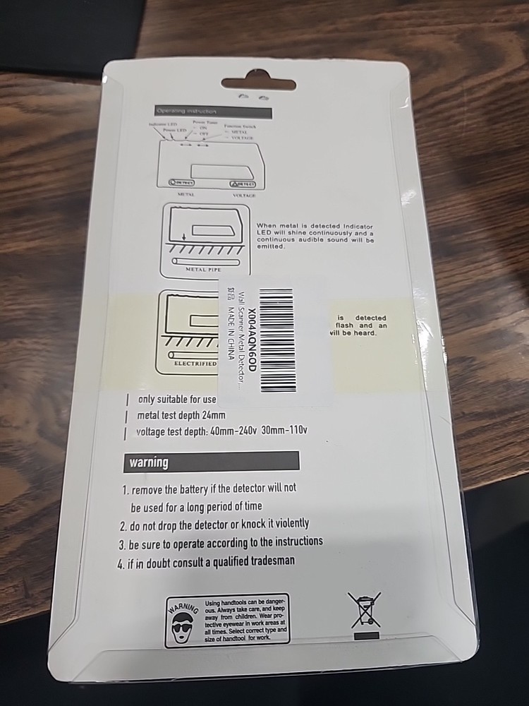 3 w 1 wire pipe power detector