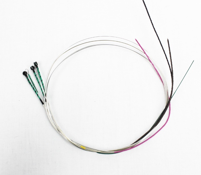 TWO Sets Evah Pirazzi Violin String 4/4 Medium Gauge E STEEL LOOP