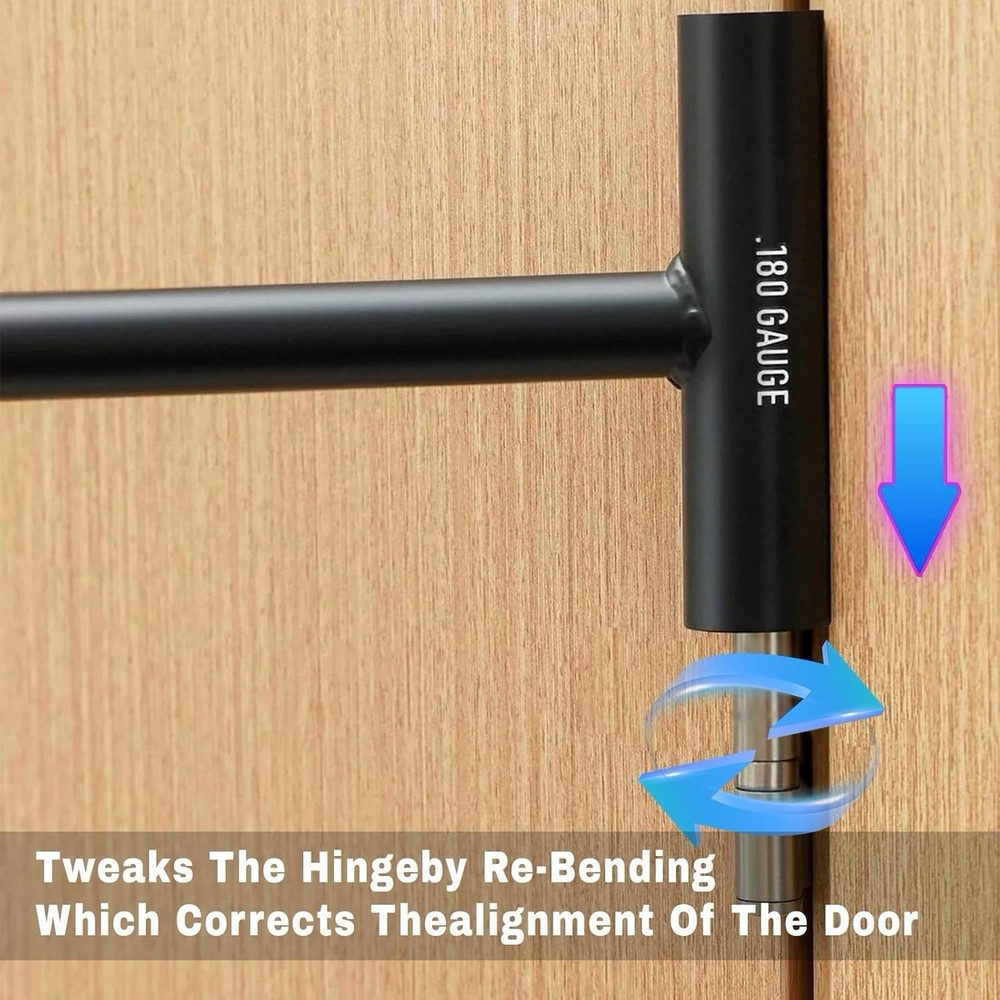 Door Hinge Adjustment Tool, 2025 New Upgrade .134