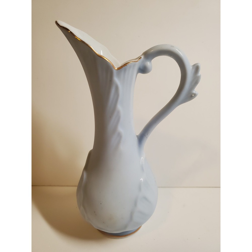 Flowery Ceramic Pitcher - 6"