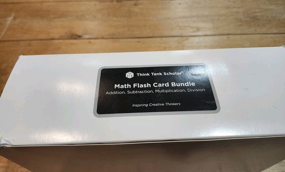 Think Tank Scholar Math Flash Card Bundle: Add, Subtract, Multiply, Divide