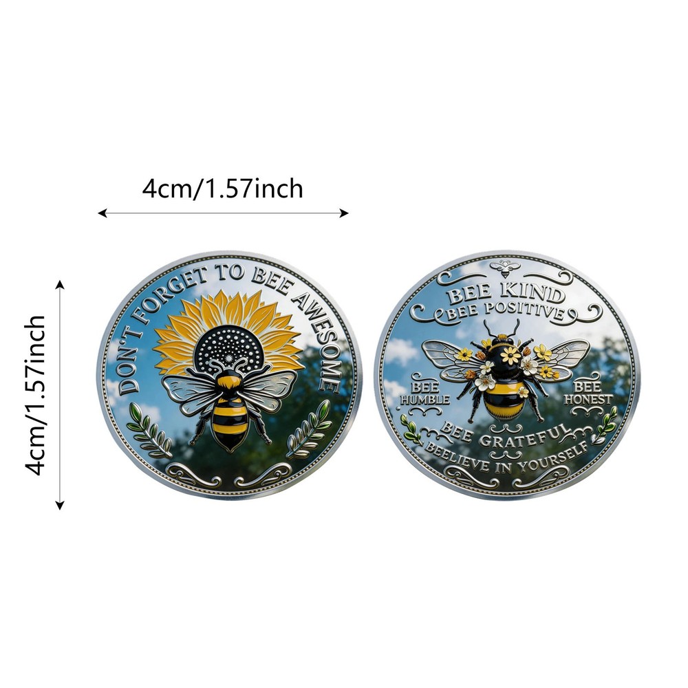 3D Bee Coin Commemorative Coins For Collection
