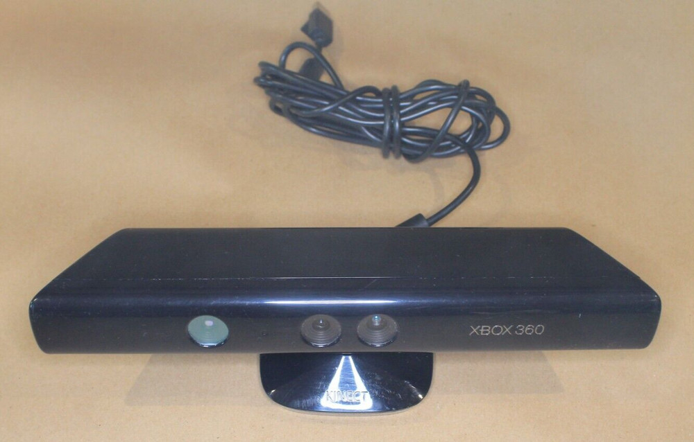 Genuine Microsoft Xbox 360 Kinect Connect Black Sensor Bar Model #1473 Tested