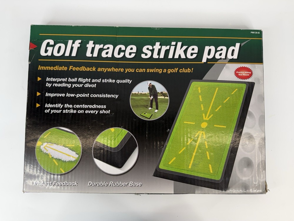 Golf Strike Mat Bead Display Track Beginner Training Trace Detection Pad Swing