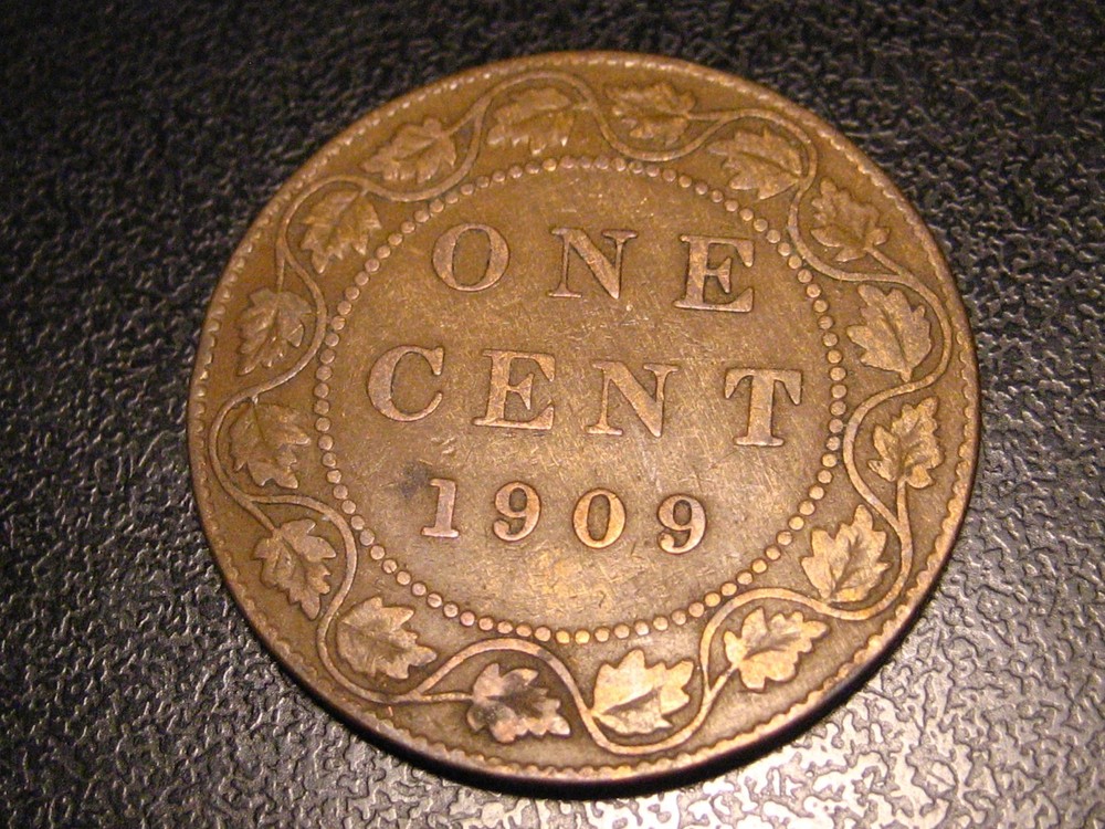 1909 Canadian Large Cent
