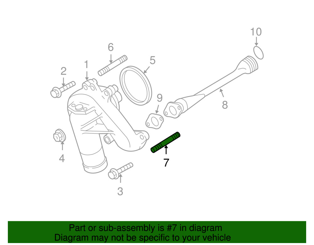 Genuine GM Water Pump Stud 11611145