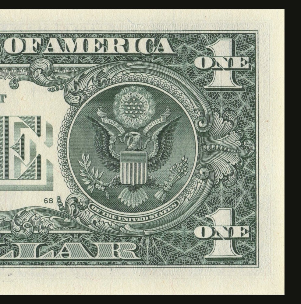 Year Note 1981 in the Serial Number Trailing Position $1 Dollar Bill E87671981A