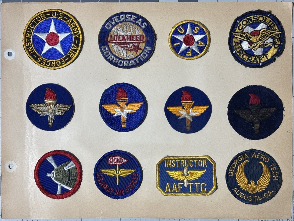 G W Lawrence Air Force Air Training Command Patch Inv 33-6