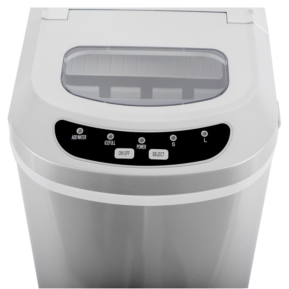 220V Countertop Ice Maker Portable Ice Machine Compact Mini Chip Maker Nugget