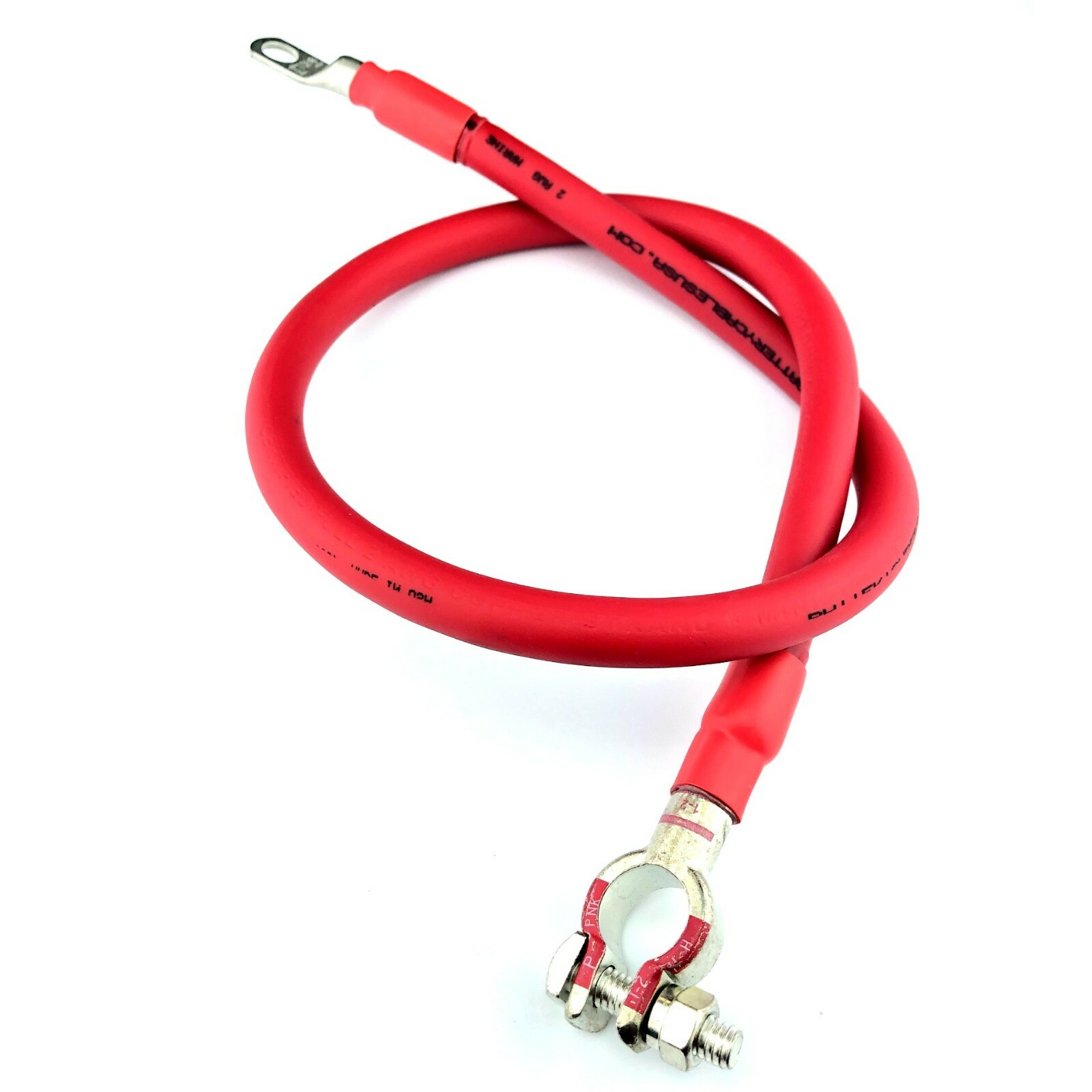 Battery Cable Positive 2 Gauge AWG Copper Custom - Car, Truck, RV, Boat, Solar