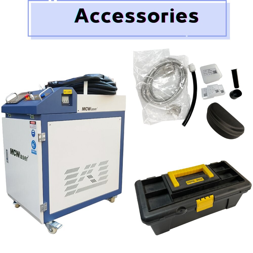 MCWlaser 2000W Laser Cleaning Machine Continuous Laser Cleaner Rust Cleaning