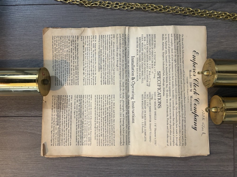 Grandfather Clock – Emperor Clock Company