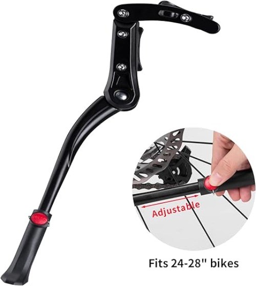 ROCKBROS Bike Kickstand for Mountain Bicycle 24"-28" Adjustable Bike Side Stand