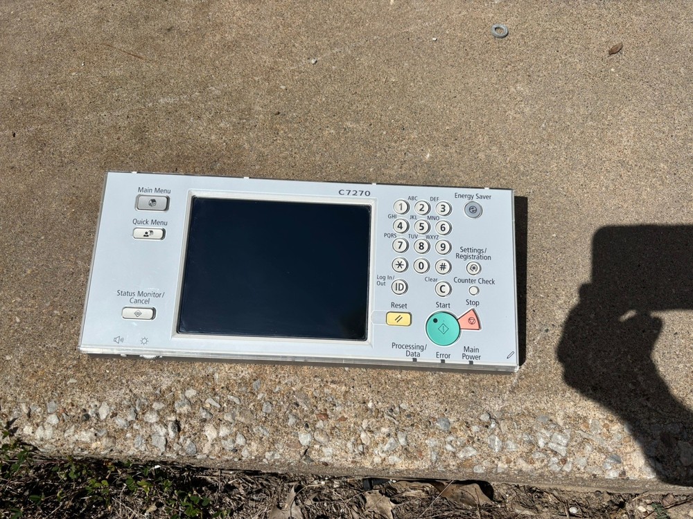 Canon C7270 Copier Operation Display User Interface