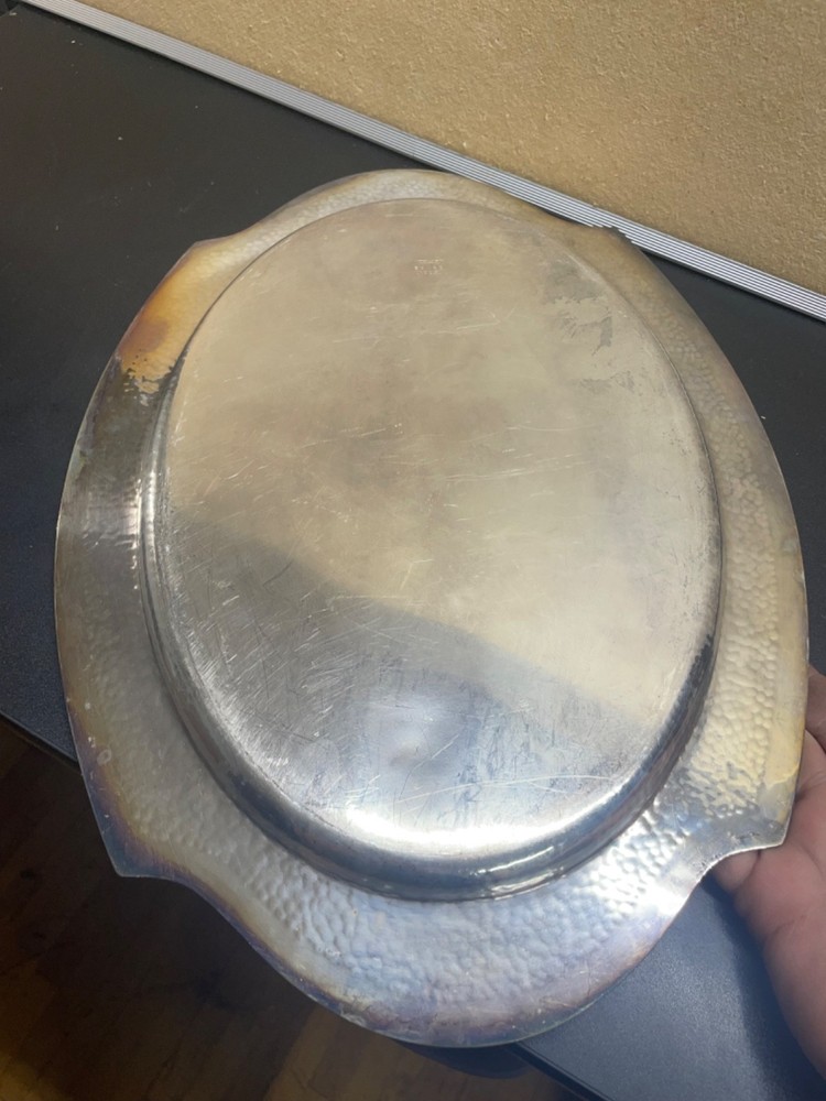 Wrought Right Silver Plate Wrought-Right 86020 NSSP Oval Tray vintage
