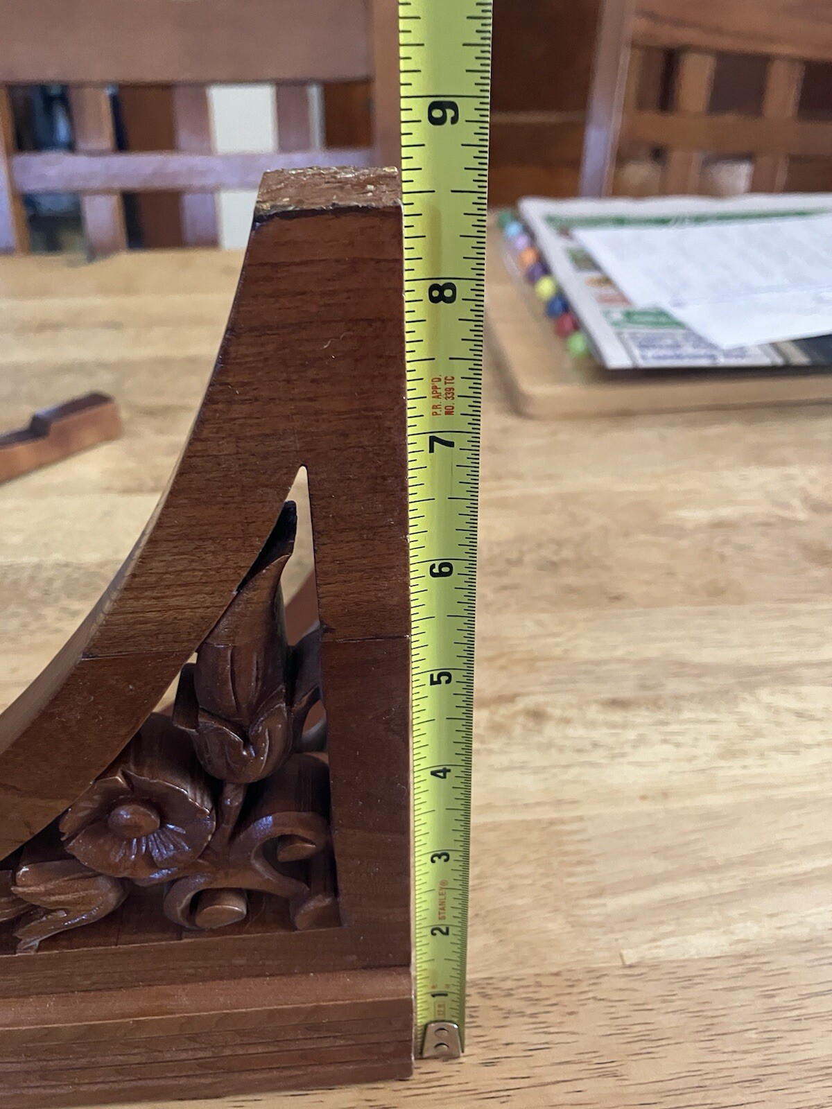 Carved Wooden Bracket Corner Piece Set Victorian Furniture Architectural Salvage