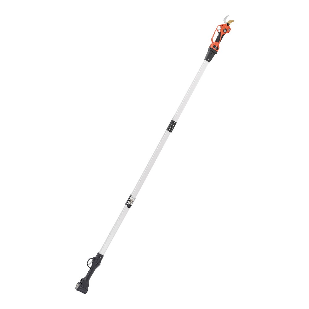 Electric Pruner Cordless Pruning Shears Extension Pole Bar Lithium Battery