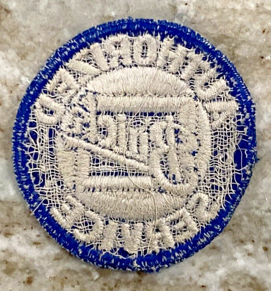 BUICK AUTHORIZED SERVICE Vintage Uniform Patch Round Blue & White B455