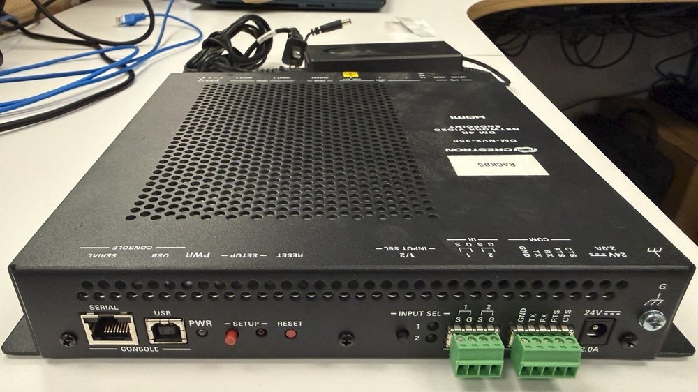 Crestron DM-NVX-350 DM 4K HDMI Network Video Endpoint Encoder Decoder With Power