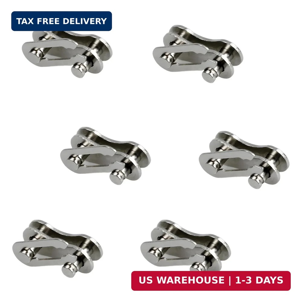 6 Pairs Single Speed Removable Quick Split Chain Link, Reusable Bicycle Missing