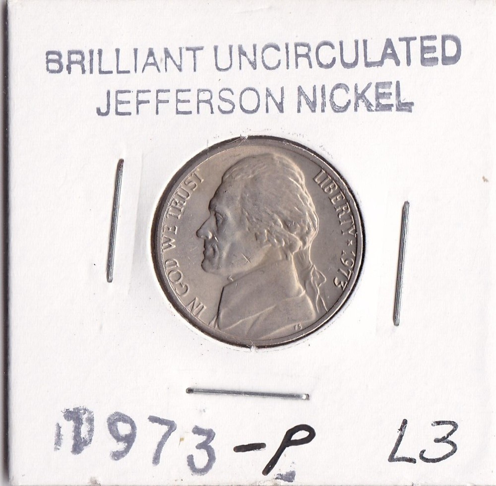 1973 Jefferson Nickel L3