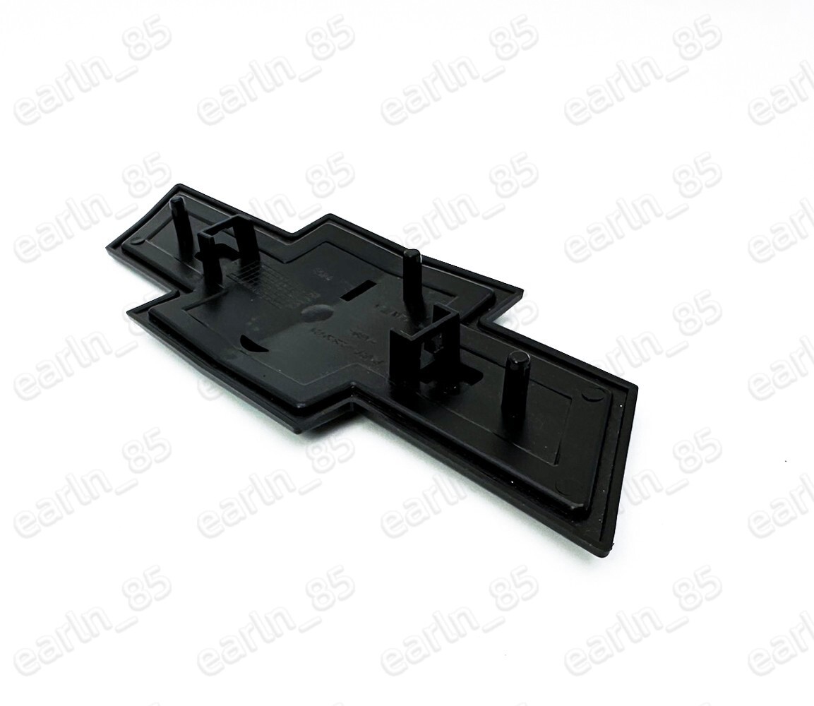 Front Bowtie Emblem GLOSS Black 2007-13 Silverado 1500 & 2007-2010 2500HD 3500HD