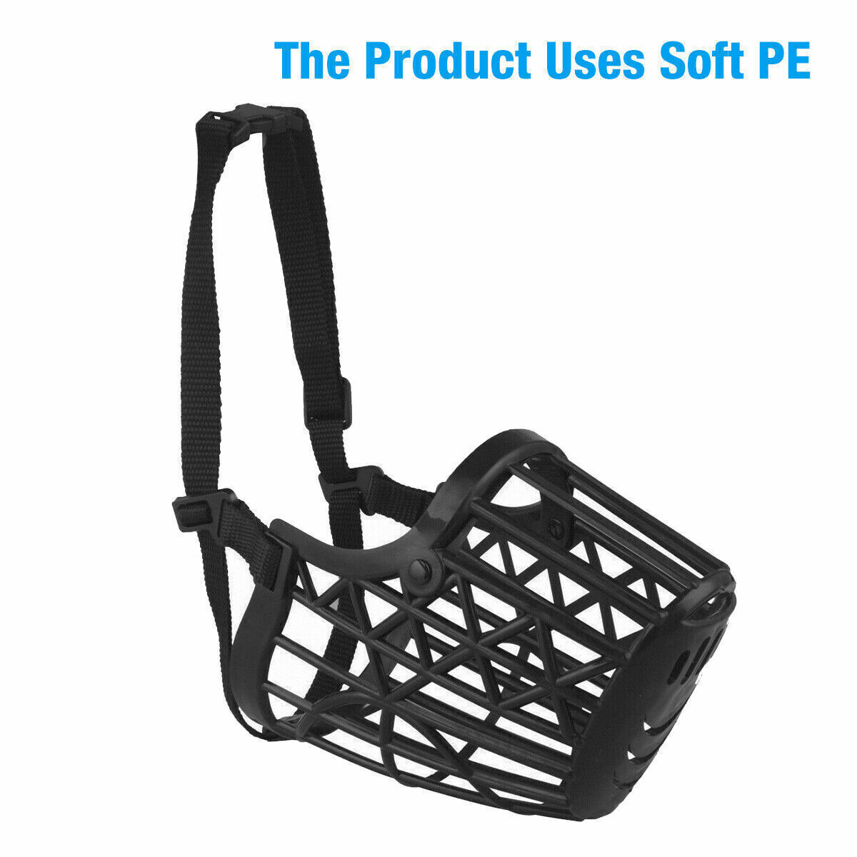 Pet Dog Basket Muzzle Mouth Cover Mesh Cage NoBarking Anti Bite Biting Chewing